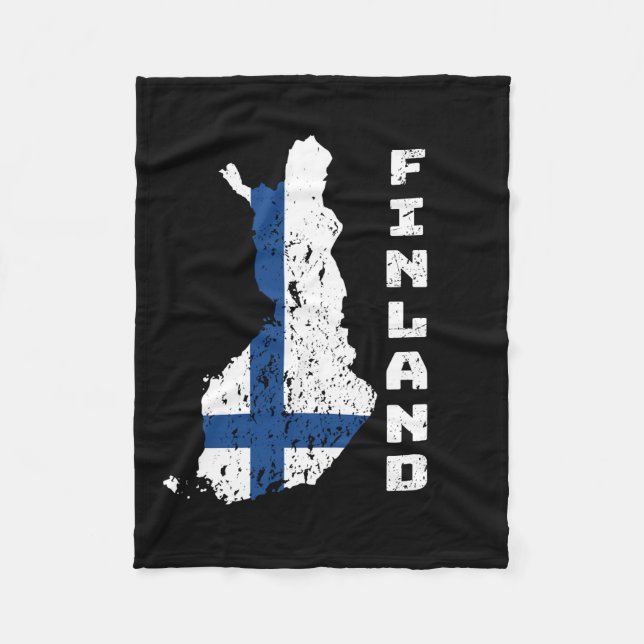 Finland Fleece Blanket (Front)