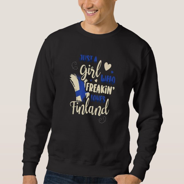 Finland  For Men Women Sisu Finlandia Lapland Lapp Sweatshirt (Front)