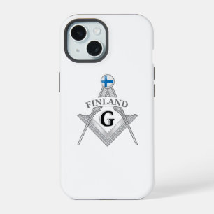 Finland freemasonry sign iPhone 15 case