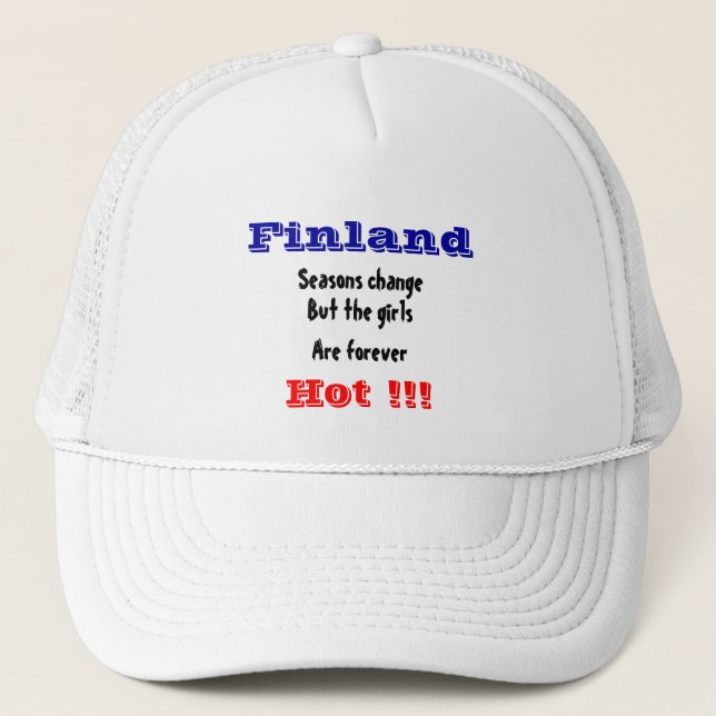 Finland girls trucker hat (Front)