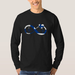 Finland Heartbeat EKG Pulse Heart Finnish Flag Fin T-Shirt