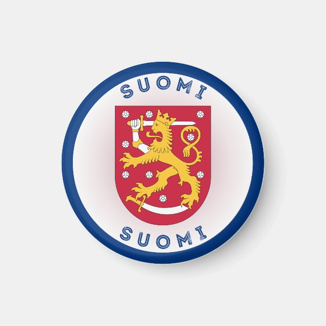 Finland Heritage Emblem Magnet (Front)