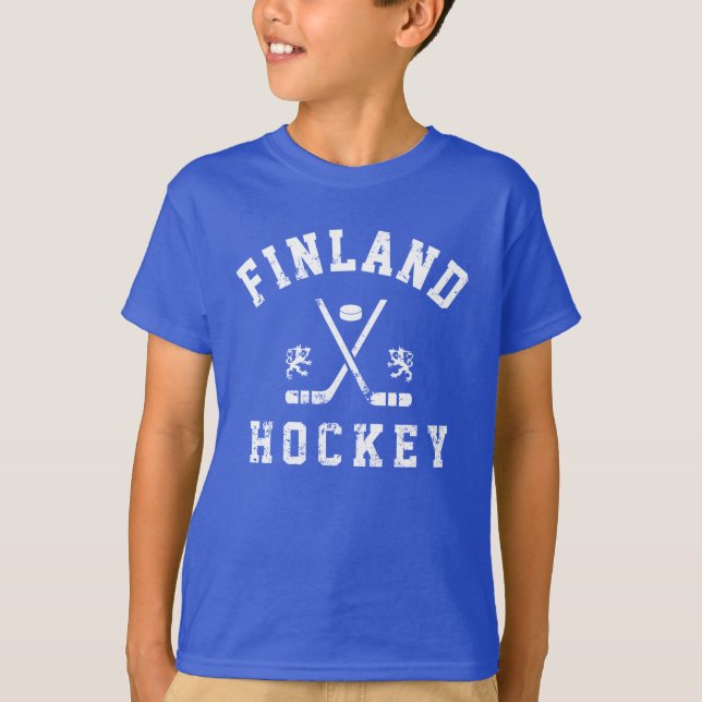 Finland Ice Hockey  T-Shirt (Front)