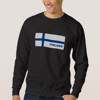 Finland in Finnish Flag Sweatshirt