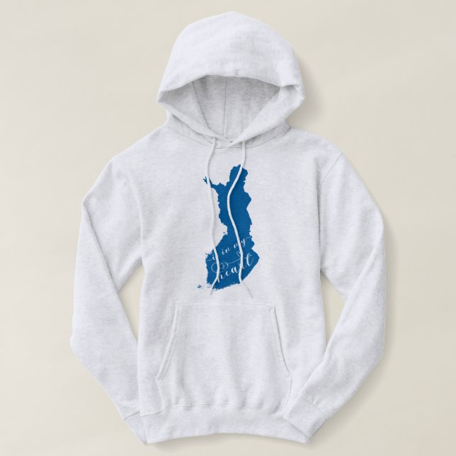 Finland Is In My Heart Hoodie (Design Front)