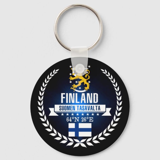 Finland Key Ring (Front)