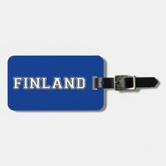 Finland Luggage Tag (Front Horizontal)