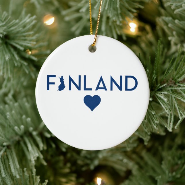 Finland Map Ornament (Tree)