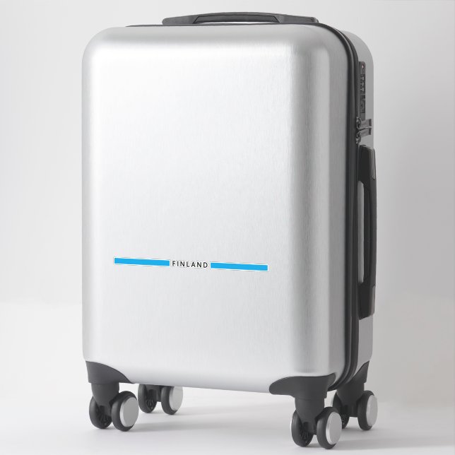 Finland minimalistic flag (Suitcase)