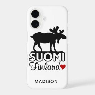 Finland Moose custom name phone cases