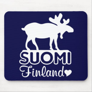 Finland Moose mousepad