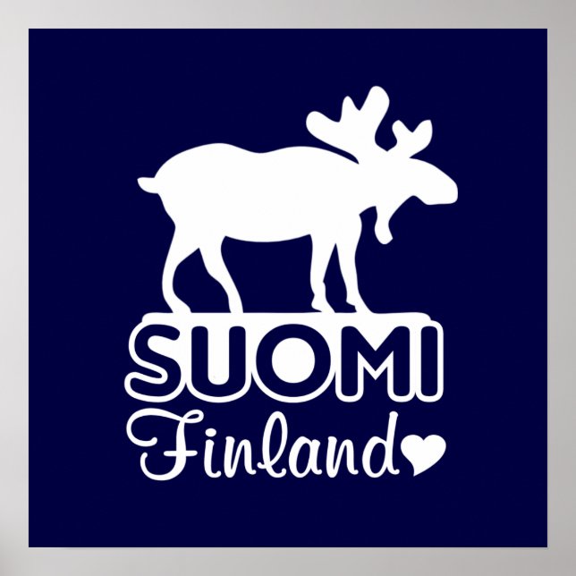 Finland Moose poster (Front)