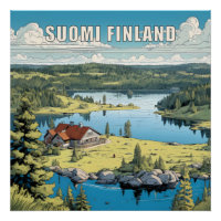 Finland Nature Illustration