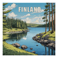 Finland Nature Illustration