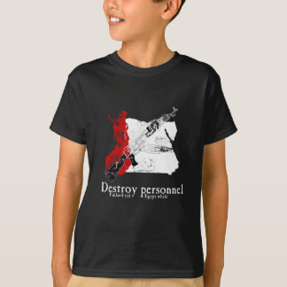 Finland Red, Egypt White T-Shirt