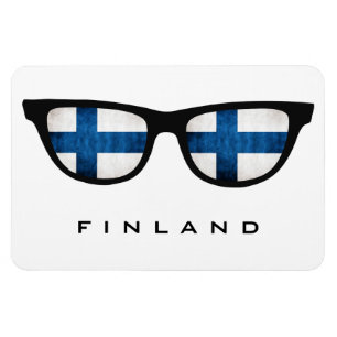 Finland Shades custom text & colour magnet
