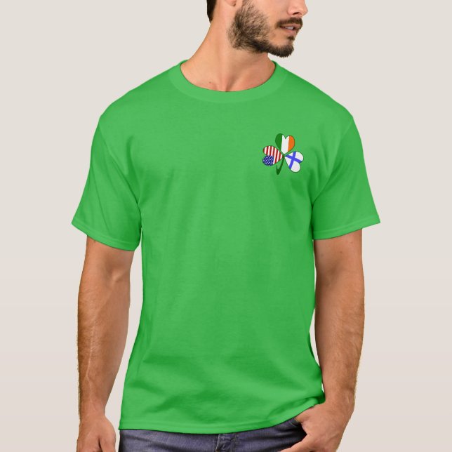 Finland Shamrock T-Shirt (Front)