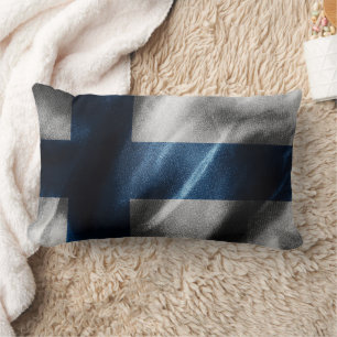 Finland silk flag lumbar cushion