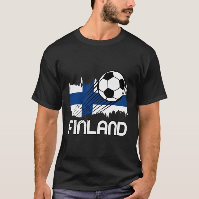 Finland Soccer T-Shirt (Front)