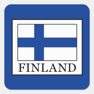 Finland Square Sticker