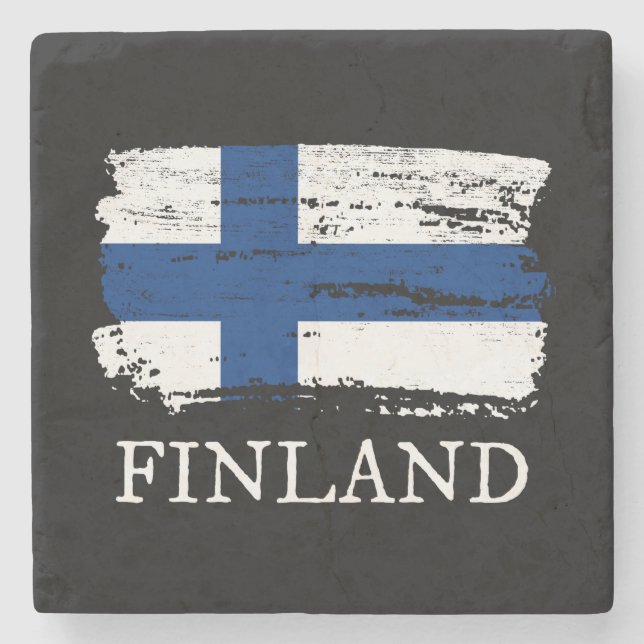 Finland Stone Coaster (Front)