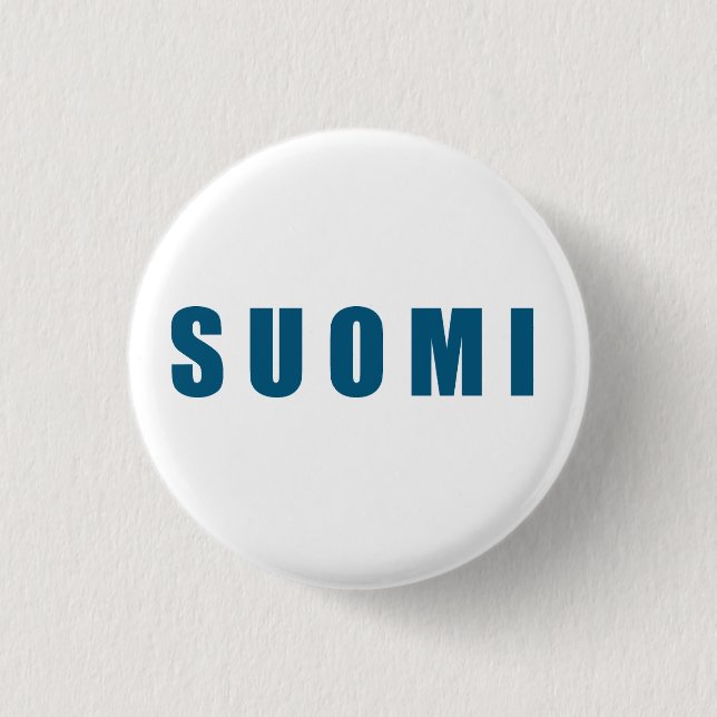 Finland Suomi 3 Cm Round Badge (Front)