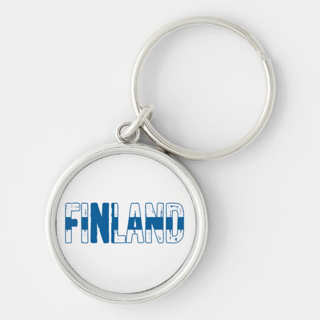 Finland Suomi Key Ring (Front)