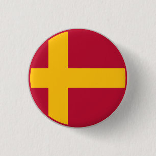 Finland Swede Flag 3 Cm Round Badge