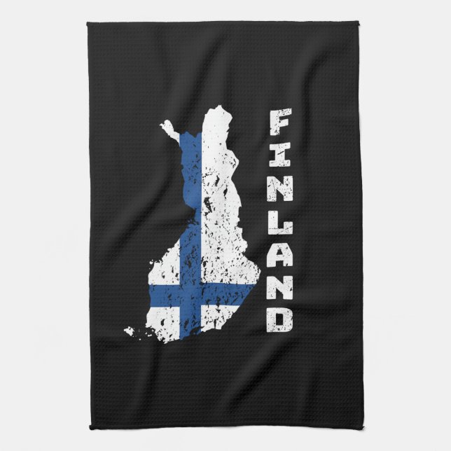 Finland Tea Towel (Vertical)