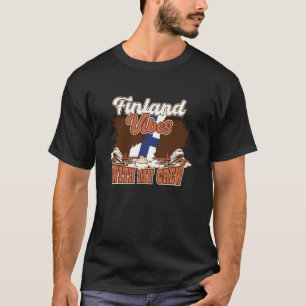 Finland Vibes With My Crew Travel Adventure Finlan T-Shirt