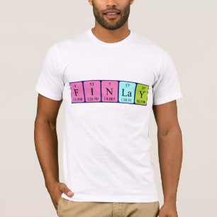 Finlay periodic table name shirt