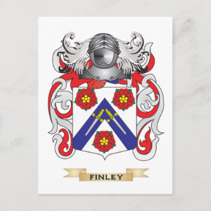 Finley Coat of Arms Postcard