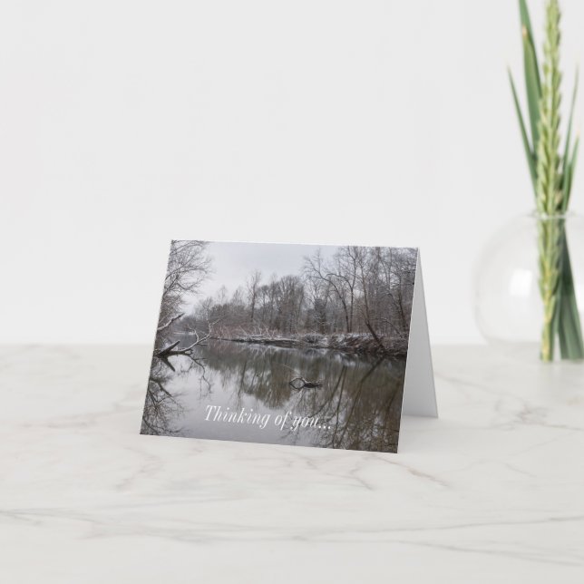 Finley Winter Reflections Thinking Of You Card (Front)