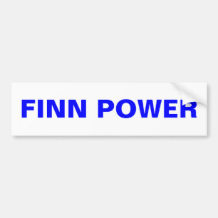 FINN POWER Bumper Sticker Upper Peninsula Finland