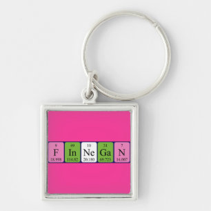 Finnegan periodic table name keyring
