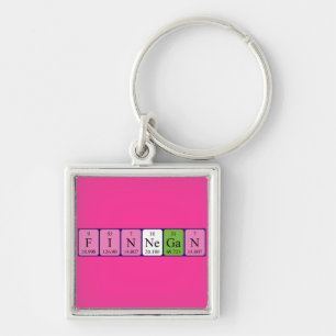 Finnegan periodic table name keyring
