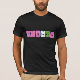 Finnegan periodic table name shirt
