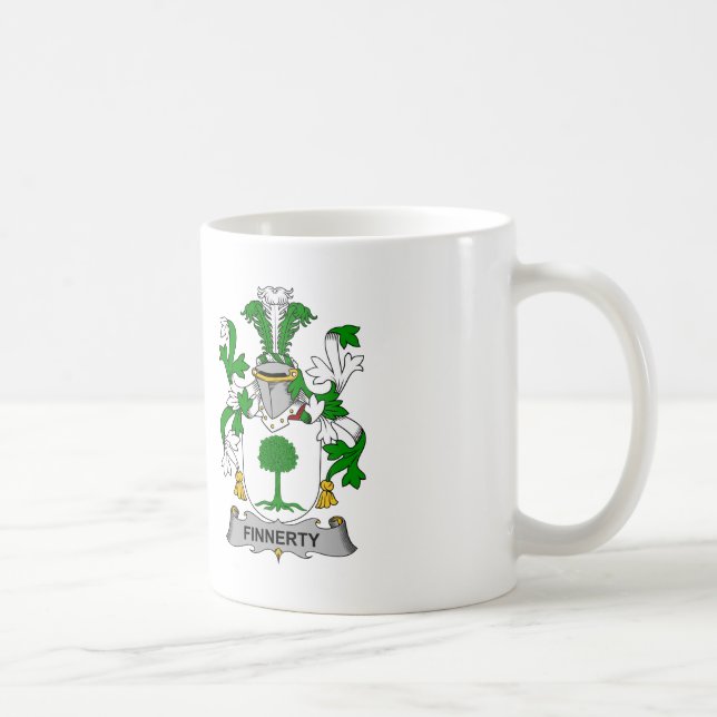 Finnerty Family Crest Coffee Mug (Right)