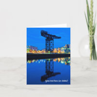 Finnieston Crane, Glasgow Greeting Card