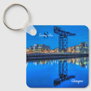 Finnieston Crane, Glasgow, Scotland Keyring