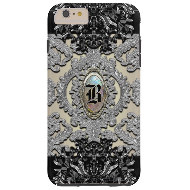 Finnigan's Herce Baroque Monogram Plus Case-Mate iPhone Case (Back)