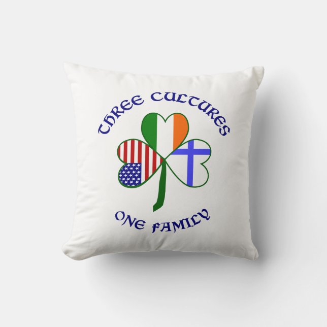 Finnish 3 Cultures Cushion (Front)