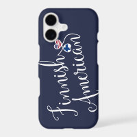 Finnish American Entwined Hearts Mobile Phone Case
