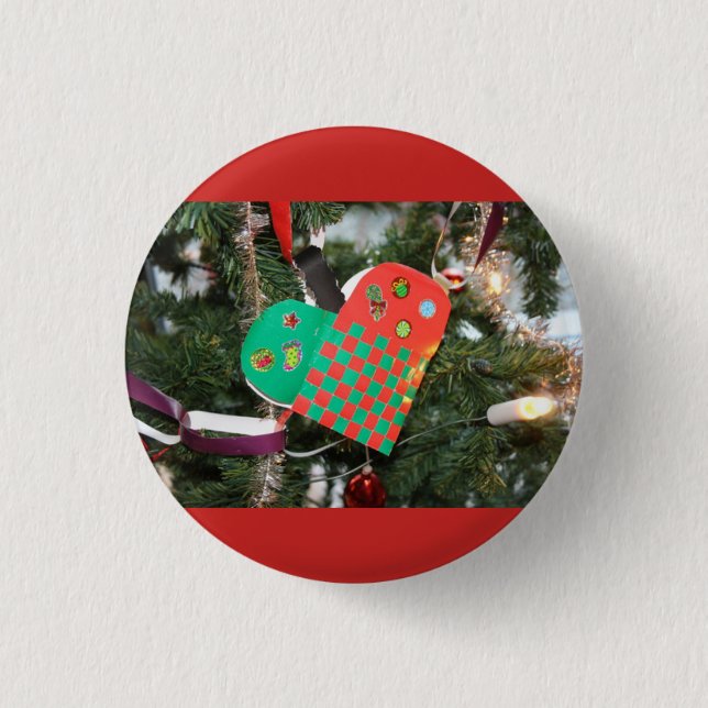 **FINNISH CHRISTMAS**  BADGE AND OR BUTTON