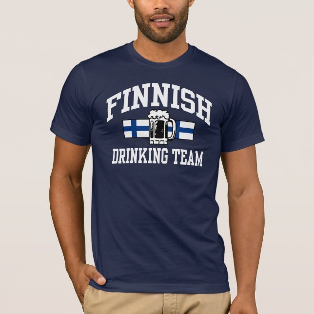 Finnish Drinking Team T-Shirt (Front)