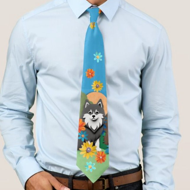 FINNISH-ed  Lapphund Tie (Creator Uploaded)