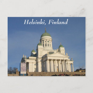 Finnish Evangelical Lutheran cathedral Postcard