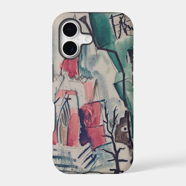 Finnish Expressionist Church iPhone Case (Back)