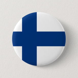Finnish flag Button