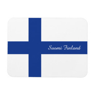 Finnish Flag custom magnet